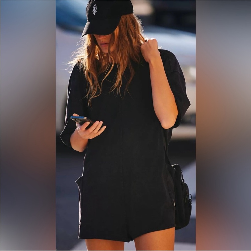 Free People Movement Hot Shot Tee Romper